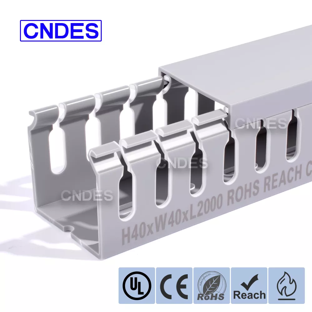 Kanał kablowy PVC 40×40 z pokrywą