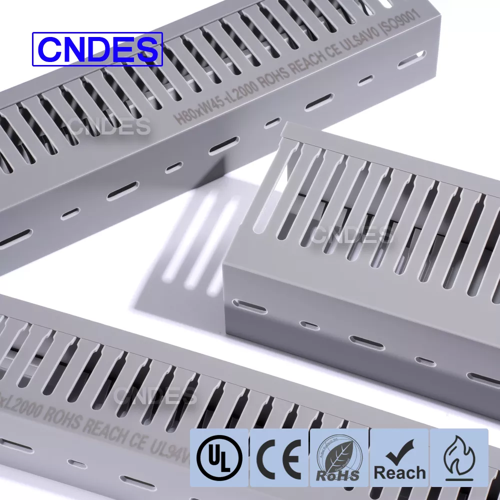 Kanał kablowy z wąską szczeliną z PVC